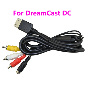 Câble S-Terminal S-AV de 1,8 m pour <span class=keywords><strong>SEGA</strong></span> pour DreamCast DC HDTV Câble S-Video Câble S-Terminal AV 3RCA Câble audio-vidéo S-Audio - Product Image 1
