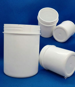 Venta al por mayor de fábrica: Tarro cilíndrico de plástico de boca ancha de 1000 cc con tapa de rosca para uso farmacéutico, alimentario y cosmético - Product Image 3