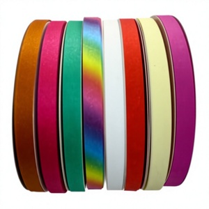 Ruban pailleté arc-en-ciel, nouveau design, 12 mm x 300 yd, rouleau long, pour emballage cadeau, destiné aux grossistes thaïlandais - Product Image 1