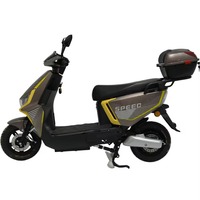 Scooter électrique 2026 de fabrication chinoise, moto électrique avec coffre arrière, batterie grande capacité, vélo électrique longue autonomie