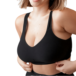Soutien-gorge sans armatures en soie brillante pour femme, avec coussinets amovibles et fermeture à boucle, personnalisable avec logo, modèle ODM - Product Image 1