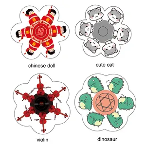 هدايا بيع بالجملة تشغيل فيدجيت دوار يدوي ثلاثي الأبعاد دوار متحرك فيدجيت ركض للأطفال