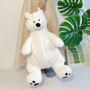 Oso de Peluche Navideño Suave, Muñeco de Oso Polar para Abrazar, Almohada de Peluche para Dormir, Regalo para Niñas - Product Image 5