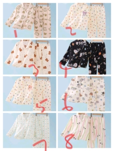 Conjunto de Pijama de Algodão de Manga Longa para Meninos e Meninas, Roupas de Primavera Respiráveis por Atacado - Product Image 2