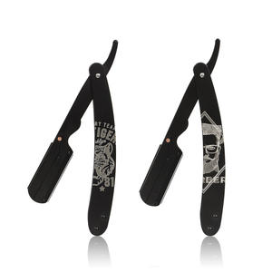 Nieuw Aangekomen Heren Mini Draagbare Safety Face Kapper Scheerapparaat Rvs Baard Opvouwbare Scheermes - Product Image 3