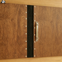 Porte-menus en bois haut de gamme sur mesure avec impression de logo, classeur à anneaux, couvertures en contreplaqué pour bars et restaurants