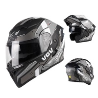 Nouveau Casque de Moto ABS 26 Ans d'Expérience, Housse Personnalisée, Homme/Femme, Quatre Saisons, Universel, Double Visière, Certifié 3C/DOT, Vente en Gros