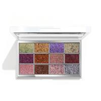 Palette de fards à paupières Super Chameleon, haute pigmentation, imperméable, longue tenue, pailletée