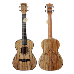 Ukulele <span class=keywords><strong>Professionale</strong></span> Aiersi OEM ODM con Corpo in Acero Spalted, Soprano, Concerto, Tenore, Fatto a Mano, Disponibile in 21/23/26 Pollici - Product Image 3