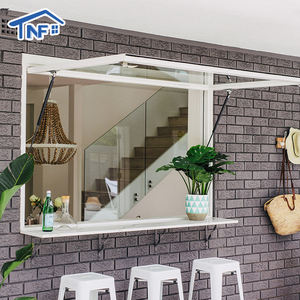 Moderne stijl Canadese commerciële bar-restaurant gebruik schuifbare openende duw-klap luiken aluminium gasveer passeren de deur van de raamkast door - Product Image 1