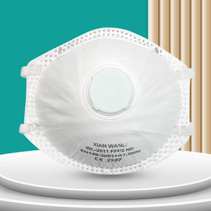 Masker Wajah FFP2/FFP3, respirator masker wajah sekali pakai klip hidung plastik