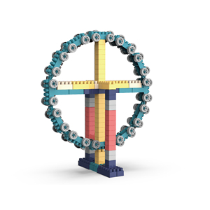 Vente directe d'usine, 520 pièces, blocs de construction éducatifs à assembler soi-même, modèle de jouet, certifié EN71, matériau PP, pour les enfants de 2 à 4 ans, 5 à 7 ans - Product Image 4