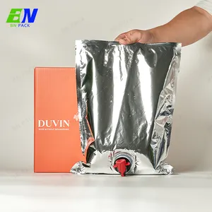 Bolsa de embalaje para agua, vino, zumo, café, 3L, 5L, 10l, 15l, 20l