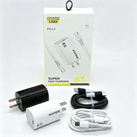 Cargador Rápido USB C de 67W con Enchufe EU/US para Xiaomi, Carga Turbo USB Tipo C PD, Cargador Rápido de 67W para Teléfono Móvil, Adaptador de Viaje USB-C