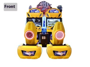 เครื่องเกมแข่งรถแบบหยอดเหรียญ 2 ผู้เล่น จอ LCD 32 นิ้ว เครื่องจำลองการแข่งรถในร่ม เครื่องเกมหยอดเหรียญแบบอาร์เคด - Product Image 2