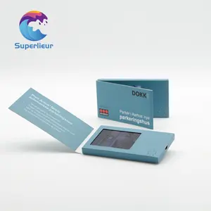 Superlieur Customized Blank LCD Screen Video Player Business Gifts Card 2.4 Inch TFT HD Screen Digital Video Brochure