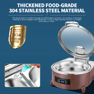 Calentador de Comida Eléctrico WINNERS con Cubierta Visible Hidráulica que Imita la Madera, Acero Inoxidable 304, con Pantalla Táctil - Product Image 6