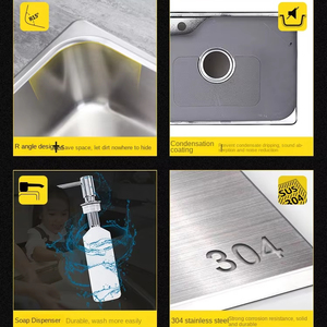 <span class=keywords><strong>Kohler</strong></span> K-23684T 304 Thép Không Gỉ Dày Duy Nhất Bồn Rửa Nhà Bếp 1-Lỗ Rau Lưu Vực Mà Không Cần Vòi Nước - Product Image 2