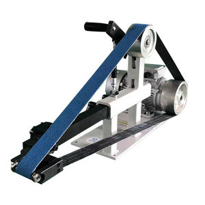 Metaalpolijstmachine Multifunctionele bandschuurmachine Buis Hardware RVS Werkstuk Polijstband Schuurmachine - Product Image 3