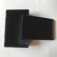 Petit boîtier en plastique noir 2025 Offre Spéciale mini boîte de jonction trou personnalisé connecteur de fil boîtier électronique 92*58*32mm