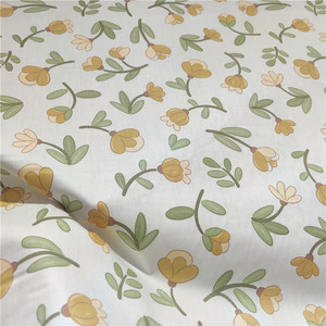 작은 꽃 면 트릴 천 인쇄 시트 및 이불 세트 천 침대 패브릭 - Product Image 3