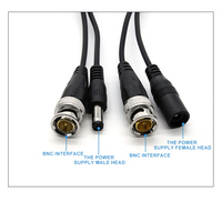 Convertidor de Video Balun de 8MP, Transceptor RJ45 de Par Trenzado para Sistemas CCTV Analógicos AHD/CVI/TVI, Carcasa de ABS con Entrada de Doble Alimentación