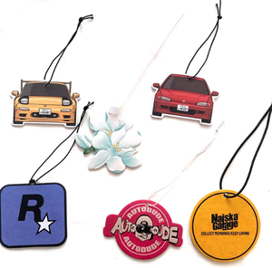 도매 대량 사용자 정의 만들기 다른 향기로운 종이 매달려 매력 공기 청정기 자동차 - Product Image 3