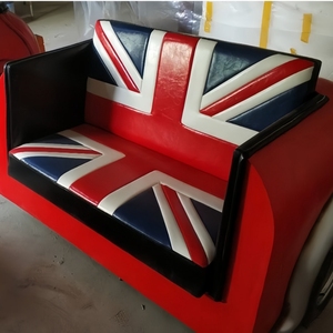 OFERTA ESPECIAL: Modelo de sofá con cabeza de coche de carreras de resina DIY, decoración punk para <span class=keywords><strong>bar</strong></span>, restaurante y hogar - Product Image 3