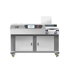 New Design Hot Melt Glue Binder with LCD Display 320mm Perfect book Binding machine Automatic paper book binding equipment