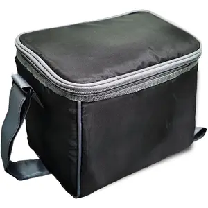 Insulated Leakproof Reusable Lunch Bag Foldable Cooler Lunch Box with Adjustable Shoulder Strap Durable Tote Bag For Beach