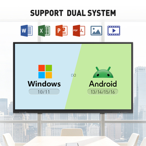 Lavagna Interattiva Multimediale QDE Prezzo di Fabbrica 4K da 86 55 65 75 85 98 115 Pollici con Schermo Tattile Android/OPS Lavagna Digitale Smart Board - Product Image 5
