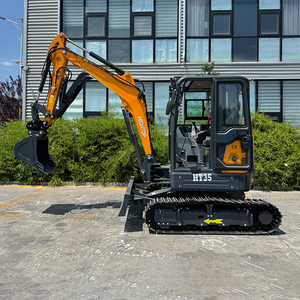 Promotion Usine UE : Mini-Excavatrice Entièrement Hydraulique de 4 Tonnes avec Cabine et Climatisation, Modèle Compact sur Chenilles en Acier - Product Image 4