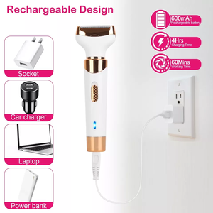 <span class=keywords><strong>Rasoir</strong></span> électrique rechargeable pour femmes Mini <span class=keywords><strong>rasoir</strong></span> indolore pour la coupe du <span class=keywords><strong>bikini</strong></span> à usage domestique - Product Image 4