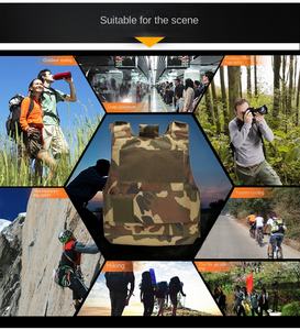 سترة تكتيكية سريعة الفك بنظام MOLLE، مصنوعة من البوليستر الخفيف مع حزام مبطن للرياضات الخارجية - Product Image 6