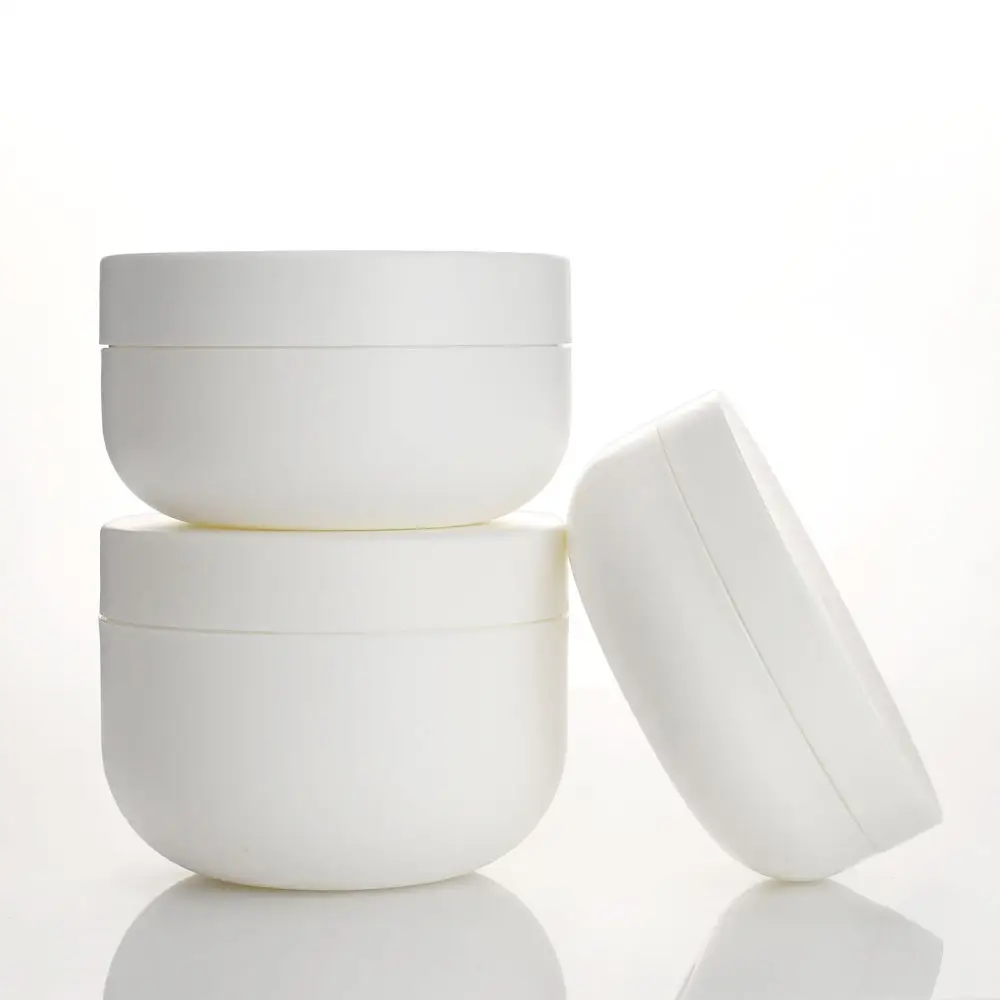 Empty Wholesale Cosmetic Containers 150ml 250ml 300ml Hair Product Jar PP Plastic Cosmetic Packaging Empty Cream Jars
