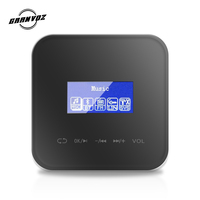 Mini 4*20W akıllı duvara monte PA amplifikatör kablosuz BT için 1.7 "dokunmatik anahtar ekran ev ses sistemi 8ohm empedans