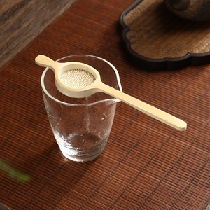Natural bamboo <b>tea</b> strainer/filter, creative bamboo design, perfect for Kung Fu <b>tea</b> <b>sets</b> and Zen-inspired <b>tea</b> ceremonies. - Product Image 3