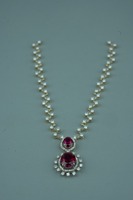 Collares de Diamantes Ovalados Cultivados en Laboratorio para Mujer, Plata de Ley Chapada en Oro, Certificación IGI, Diseño Moderno con Diamantes Swaroop