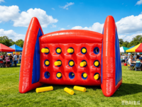 Jeu gonflable de défi de tirage de piquets pour enfants et adultes, jeu interactif commercial de tirage de bâtons pour carnaval, en PVC écologique, résistant jusqu'à 500 kg