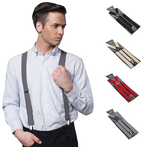 Ceinture homme 3,5 cm de large, bretelles homme femme, bretelles élastiques ajustables à clip brillant en Y pour femme, motif note de piano - Product Image 1