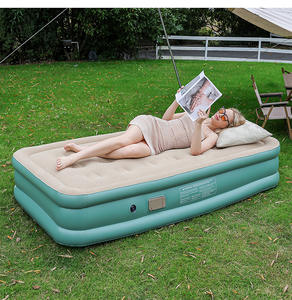 <span class=keywords><strong>Lit</strong></span> <span class=keywords><strong>gonflable</strong></span> souple en PVC pour <span class=keywords><strong>1</strong></span> à 3 personnes, matelas <span class=keywords><strong>gonflable</strong></span> King Size avec pompe électrique intégrée, installation rapide et facile - Product Image 2