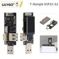 Carte de développement LILYGO T-Dongle ESP32-S2 avec écran LCD de 1,14 pouce, carte TF de 16 Mo, module WIFI ESP32, prise en charge des appareils programmables