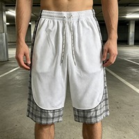 Shorts de course pour hommes personnalisés par le fabricant, avec cordon de serrage, patchwork, haute qualité, colorblock, en nylon et polyester, pour l'été