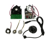Sensor Kelembaban Keramik PZT 1.7MHz/2.4MHz/3MHz/5MHz, Pelat/Disk Atomisasi Piezoelektrik untuk Diffuser Ultrasonik