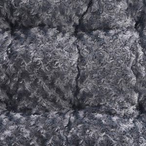 Cama de Felpa para Mascotas, Gris y Blanca, de Piel Sintética y Algodón, para Perros - Product Image 3