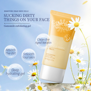 Gel exfoliant pour le corps à la camomille LAIKOU 60g, nettoyage en profondeur, exfoliant pour la peau du visage, pour adultes, OBM Supply - Product Image 4