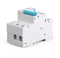 Disjoncteur intelligent WiFi TONGOU API TO-QCB2 2P 1 à 63A Tuya Mcb avec mesure de consommation énergétique, capacité de coupure 10kA