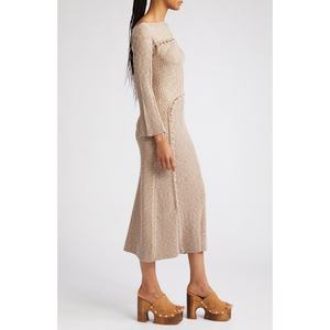 Robe pull à manches longues pour femme, style designer, nouvelle collection automne-hiver - Product Image 2