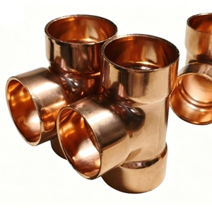 Factory Price <b>Copper</b> Tee High Quality <b>Copper</b> Equal Diameter Tee Small and Middle Diameter Pipes <b>Copper</b> Tee - Product Image 2