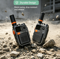 Radio bidirectionnelle GaodaPTT 4G Walkie Talkie K3 compatible OEM, interphone réseau public avec carte SIM, couverture mondiale illimitée